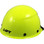 DAX Hard Hat - Cap Style High Vision Lime - Back View