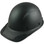 Actual Carbon Fiber Hard Hat with Protective Edge - Cap Style Matte Black  - Oblique View