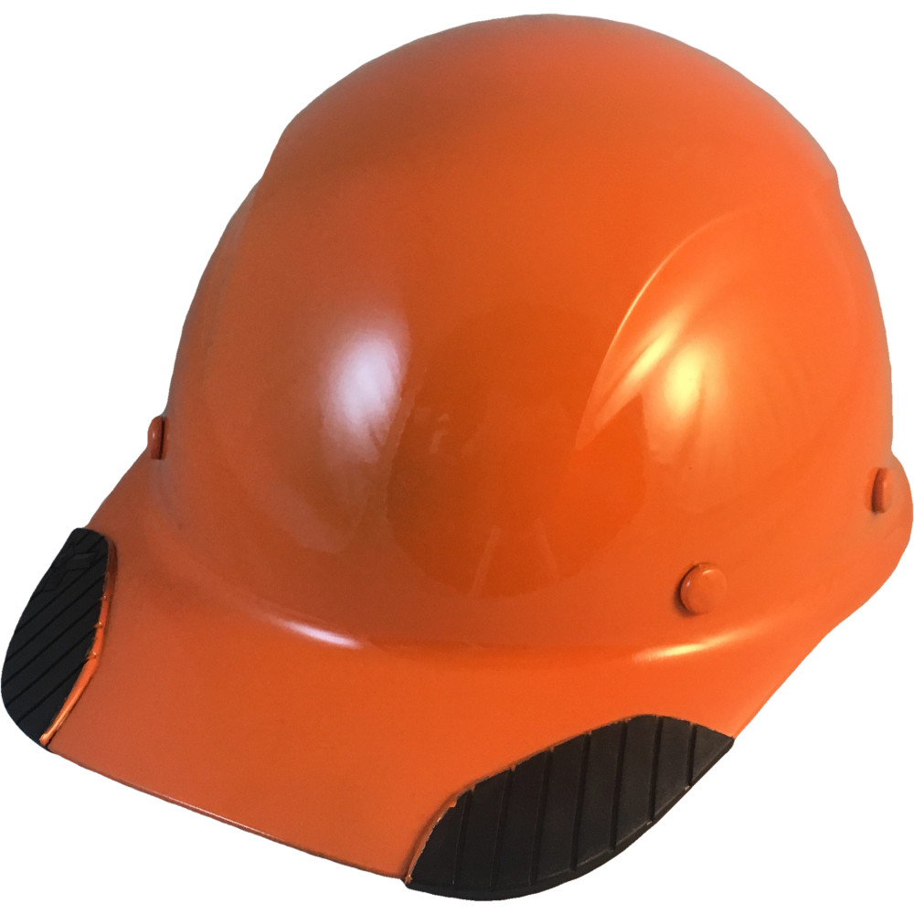 hard hats with company logo