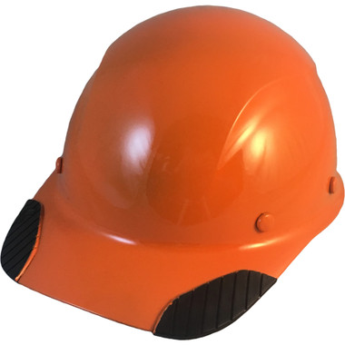 DAX Carbon Fiber Hard Hat - Cap Style Hi Viz Orange - Oblique View