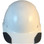 DAX Carbon Fiber Hard Hat - Cap Style White - Front View