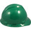 MSA Cap Style Large Jumbo Hard Hats with Fas-Trac Suspensions Green - Right View