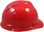 MSA Cap Style Large Jumbo Hard Hats with Staz-On Suspensions Red - Right