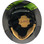 Actual Carbon Fiber Hard Hat - Full Brim Glossy Black and High Vision Orange - Underside and Suspension Detail