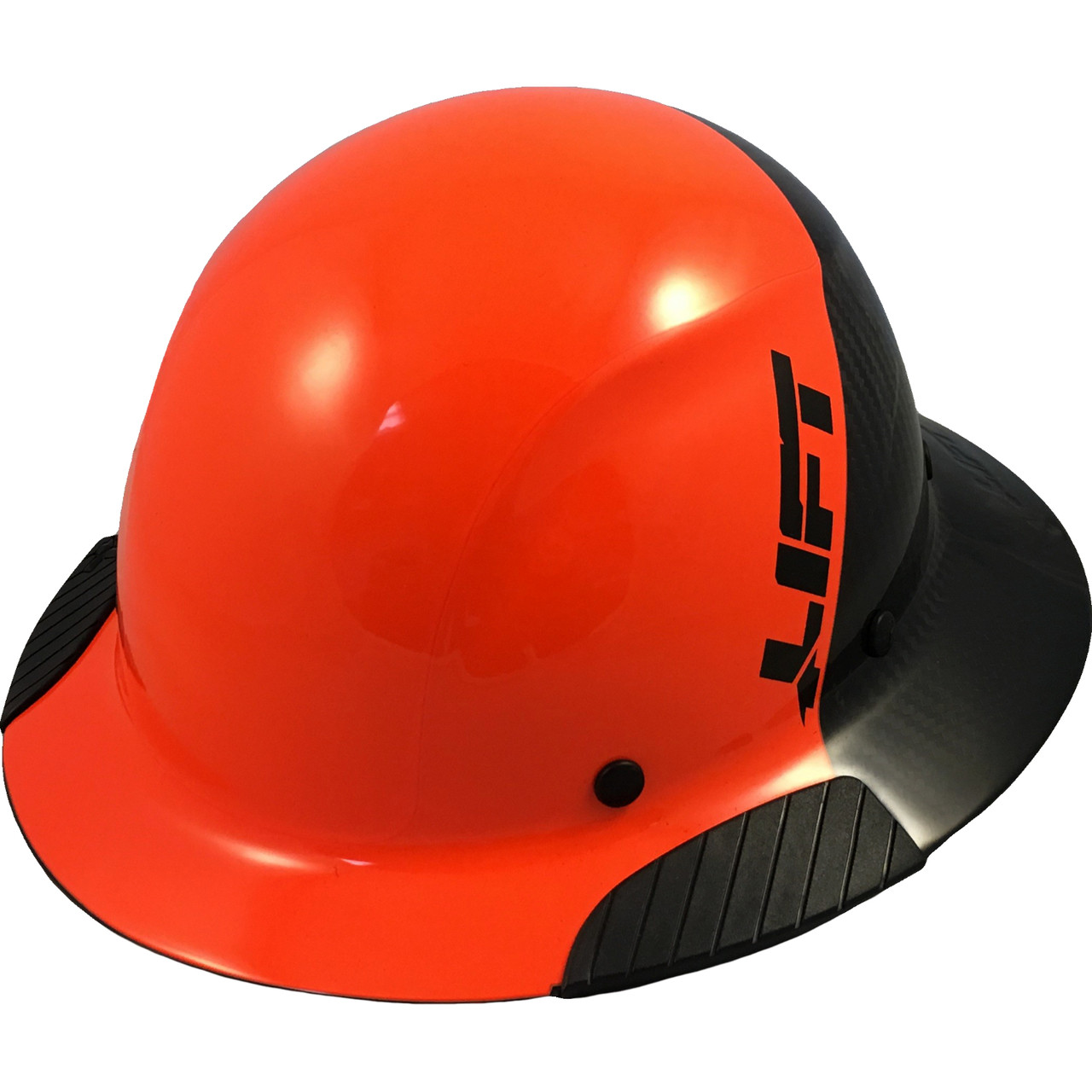 Download Actual Carbon Fiber Hard Hat - Full Brim Glossy Black and ...