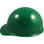 MSA Skullgard (LARGE SHELL) Cap Style Hard Hats with Ratchet Suspension - Green - Oblique View
