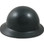 MSA Skullgard Full Brim Hard Hat with STAZ ON Suspension - GUNMETAL BLACK - Right View