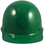 Skullgard Cap Style Hard Hats With Swing Suspension Green - Front View