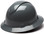 Pyramex Full Brim RIDGELINE Hard Hat Slate Gray 4 Point Suspensions  - Oblique View