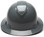Pyramex Full Brim RIDGELINE Hard Hat Slate Gray 4 Point Suspensions  - Back View