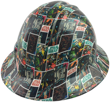 Full Brim Hydro Dipped Hard Hats 