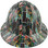 Star Wars Style Full Brim Hydro Dipped Hard Hats - Back View