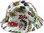 Bam Style Full Brim Hydro Dipped Hard Hats - Left Side View