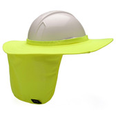 Pyramex Hard Hat Brim with Neck Shade - Hi-Viz Yellow (HPSHADE30)