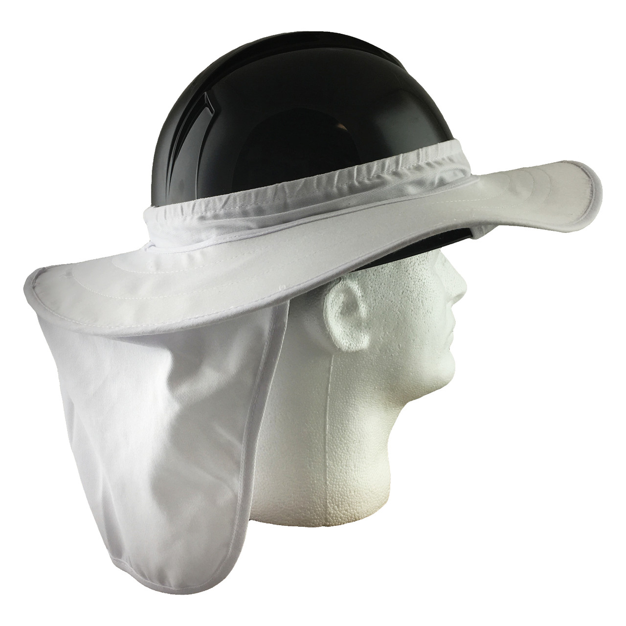 Hard hat brim with shade Clearance