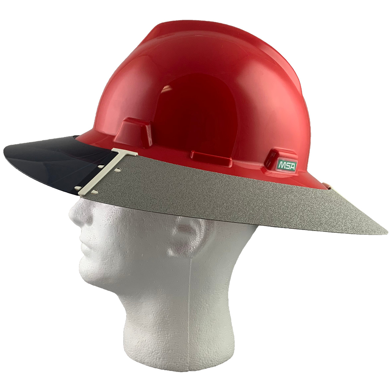 red full brim hard hats