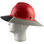 MSA Full Brim V-Guard Hard Hat with Sun Shield - Red
