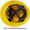 MSA Full Brim V-Guard Yellow Hard Hat Suspension Detail