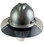 MSA Full Brim V-Guard Hard Hat with Sun Shield - Silver