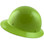 MSA Skullgard Full Brim Hard Hat with FasTrac III Ratchet Suspension - Lime