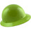 MSA Skullgard Full Brim Hard Hat with FasTrac III Ratchet Suspension - Lime
