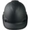 Pyramex Ridgeline Full Brim Style Hard Hat with Black Graphite Pattern with Protective Edge - Front