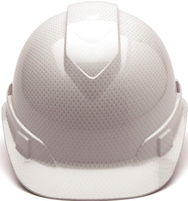 Pyramex Vented Cap Style Hard Hat Shiny White Pattern