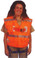 Ell River 3 D-Ring Harness Universal Size with Orange Outside Vest  - Supplemental View
