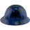 Blue Flames Style Full Brim Hydro Dipped Hard Hats - Right View