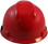 MSA Freedom Series Hard Hat with Black Shell, Canadian Flag - Staz On Suspension - Back View