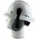 MSA Full Brim V-Guard Hard Hat with Earmuff Attachment - White