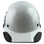 Actual Carbon Fiber Hard Hat - Cap Style Black and White - Front View