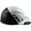 Actual Carbon Fiber Hard Hat - Cap Style Black and White - Right View