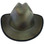 Outlaw Cowboy Hardhat with Ratchet Suspension Textured Camo with Protective Edge