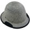 Actual Carbon Fiber Hard Hat - Full Brim Textured Stone - Oblique View 2 with edge