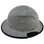 Actual Carbon Fiber Hard Hat - Full Brim Textured Stone - right view with edge 