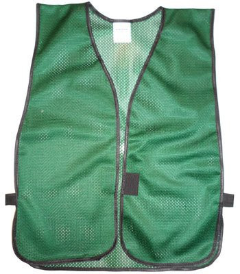 Dark Green Soft Mesh Plain Safety Vest