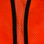 General Purpose Polyester Mesh Safety Vests - Hi Viz Orange - Fabric Detail