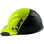Actual Carbon Fiber Hard Hat - Cap Style Black and Hi Viz Lime - Left View