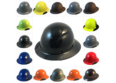 Low profile carbon fiber hard hat