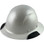 Actual Carbon Fiber Hard Hat - Full Brim Pearl White
