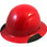 Actual Carbon Fiber Hard Hat - Full Brim Red
