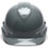 Pyramex Ridgeline Cap Style Hard Hats Gray - Front View