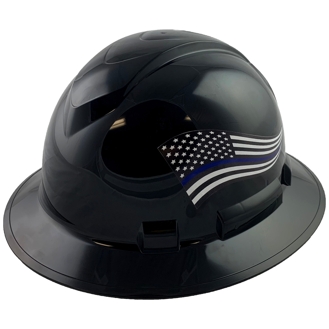 american flag full brim hard hats
