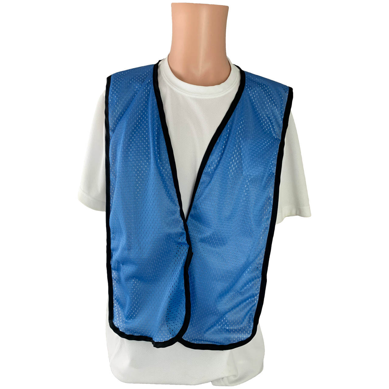 Soft Mesh Light Blue Vests | Texas America Safety Company