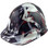 Faded Glory Design Cap Style Hydro Dipped Hard Hats - Oblique View