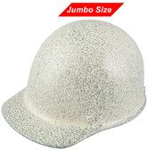 MSA Skullgard (LARGE SHELL) Cap Style Hard Hats with Ratchet Suspension - Textured Stone - Oblique View