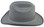 Outlaw Cowboy Hardhat with Ratchet Suspension Textured Granite Gray with edge  - Left Side  View
