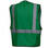 Pyramex NON-ANSI Mesh Safety Vests w/ Silver Stripes - Green