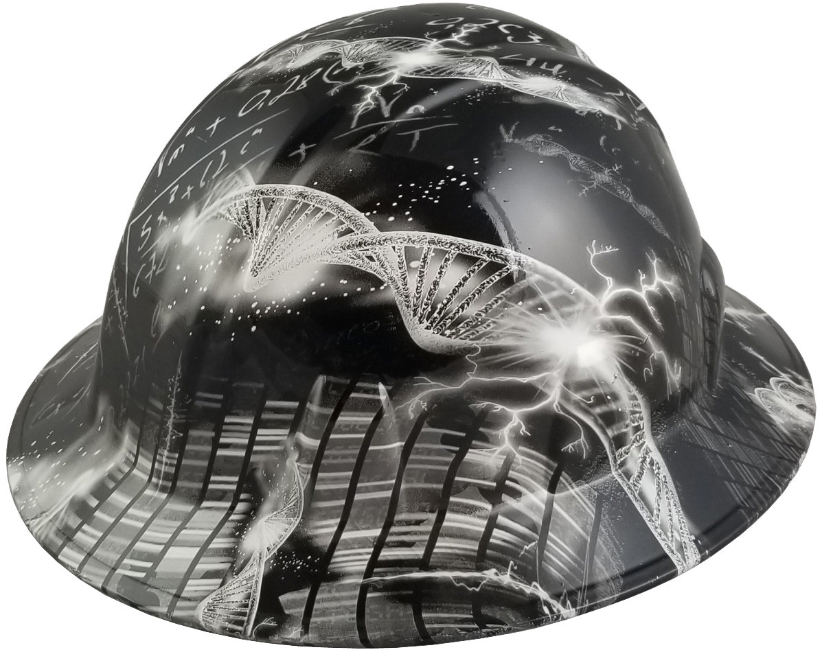 Download Einstein Was Here Design Full Brim Hydro Dipped Hard Hats ...